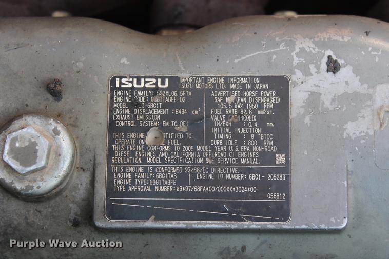 image for item DB5141 2005 Case CX225SR excavator