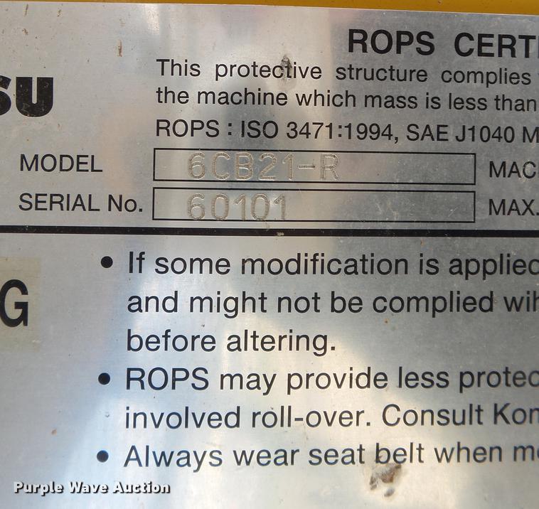 image for item DB7189 2003 Komatsu D65EX-15 dozer