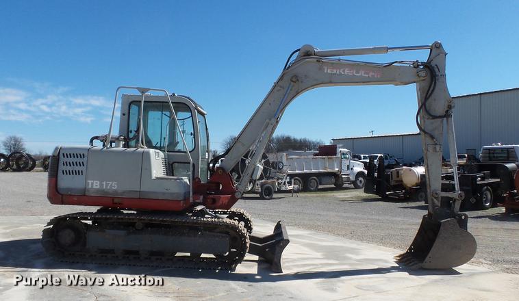 image for item DB7192 2006 Takeuchi TB175 mini excavator