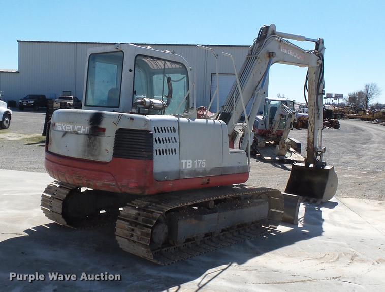 image for item DB7192 2006 Takeuchi TB175 mini excavator