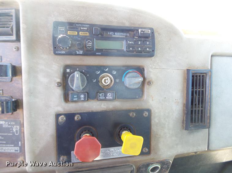 image for item DB7199 1997 Peterbilt 330 flatbed truck with mixing system