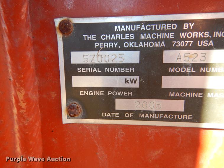 image for item DC0328 2005 Ditch Witch RT55H trencher