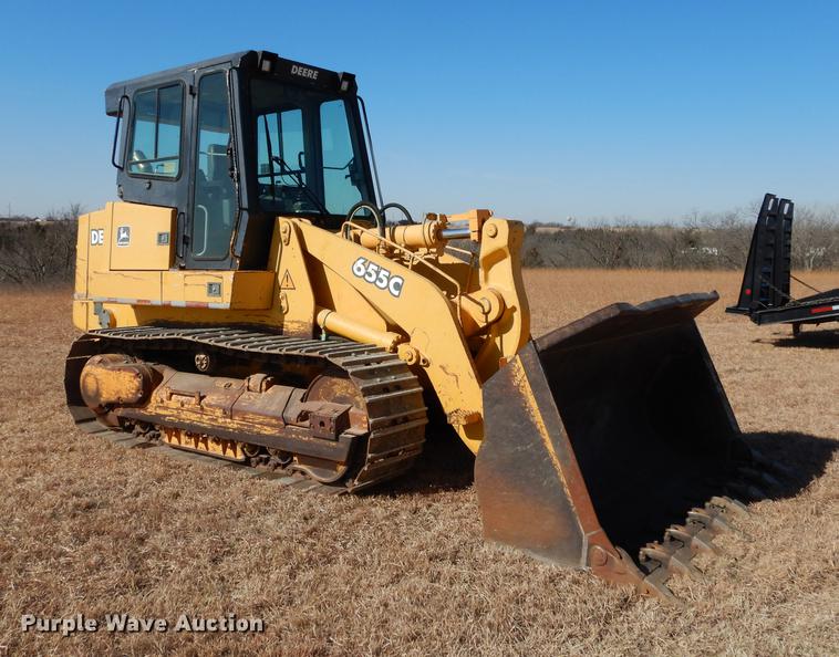 image for item DC0338 2000 John Deere 655C track loader