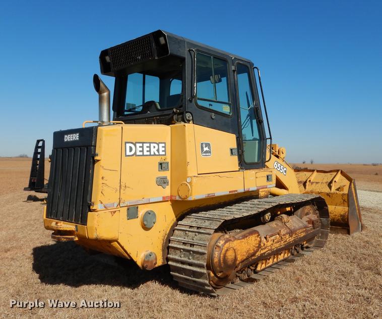 image for item DC0338 2000 John Deere 655C track loader