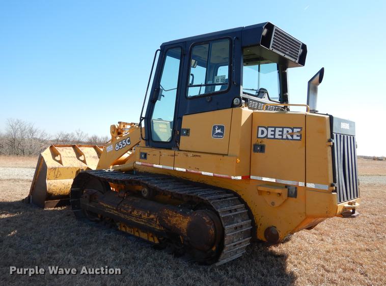 image for item DC0338 2000 John Deere 655C track loader
