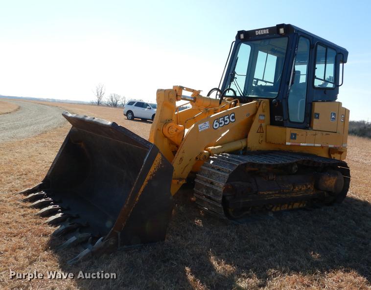image for item DC0338 2000 John Deere 655C track loader
