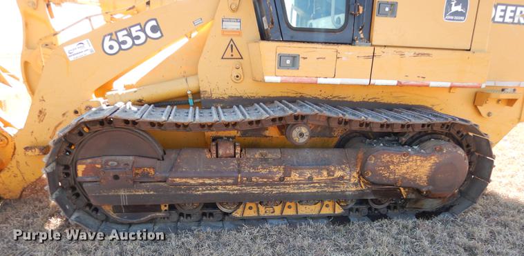 image for item DC0338 2000 John Deere 655C track loader
