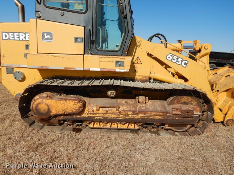 image for item DC0338 2000 John Deere 655C track loader
