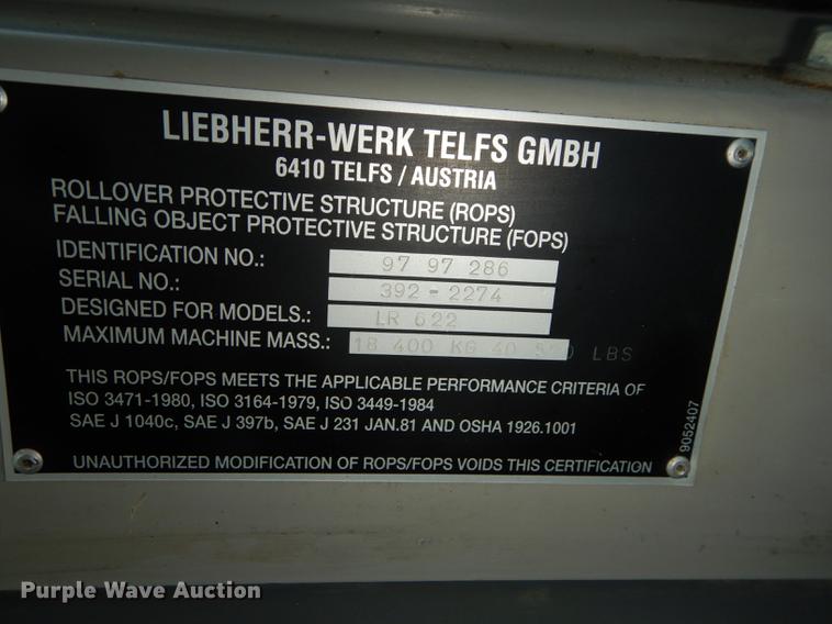 image for item DC0338 2000 John Deere 655C track loader