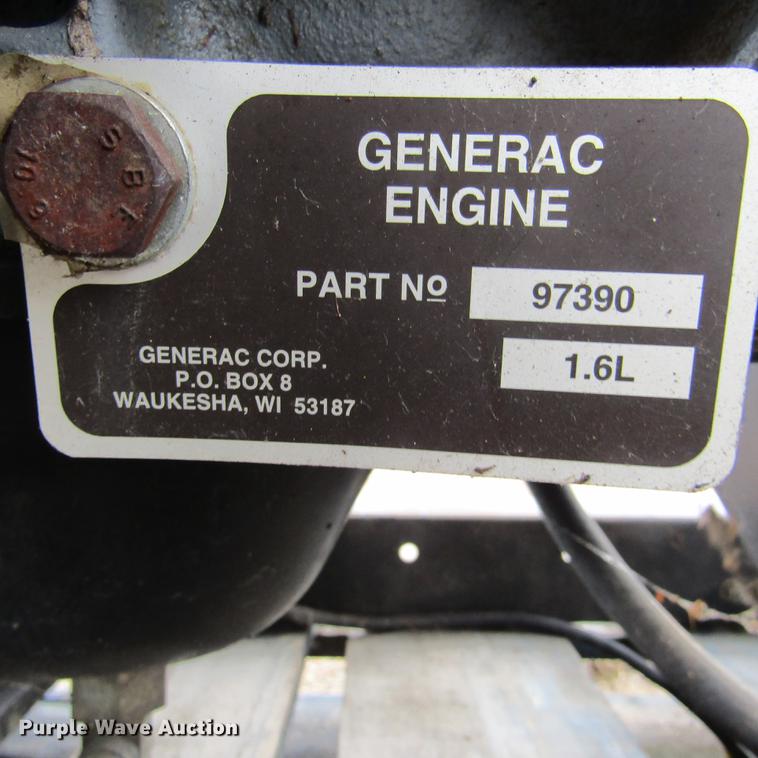 image for item DD2740 1998 Generac 00754-1 generator
