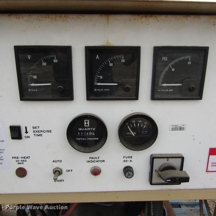 image for item DD2741 1998 Generac 00754-5 generator