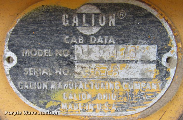 image for item DD7417 1978 Galion T500C rigid frame motor grader