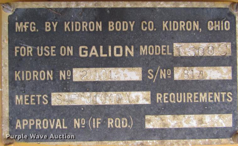 image for item DD7417 1978 Galion T500C rigid frame motor grader