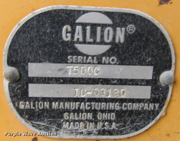 image for item DD7417 1978 Galion T500C rigid frame motor grader