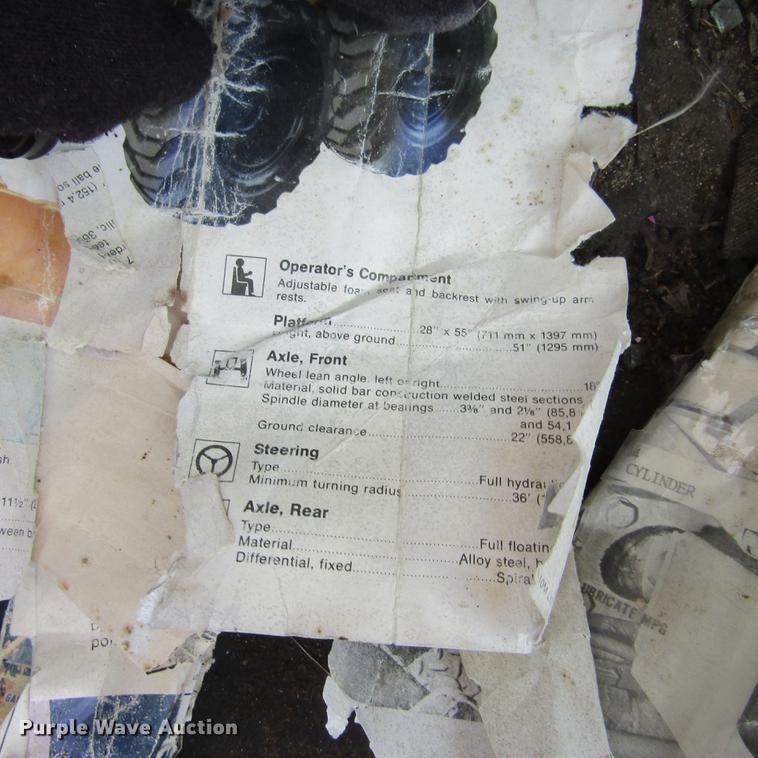 image for item DD7417 1978 Galion T500C rigid frame motor grader