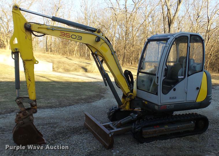 image for item DD9037 2008 Wacker Neuson 3503RD mini excavator