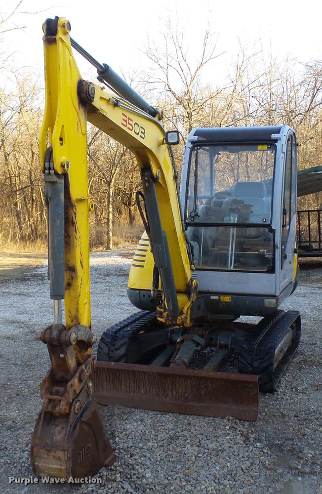 image for item DD9037 2008 Wacker Neuson 3503RD mini excavator
