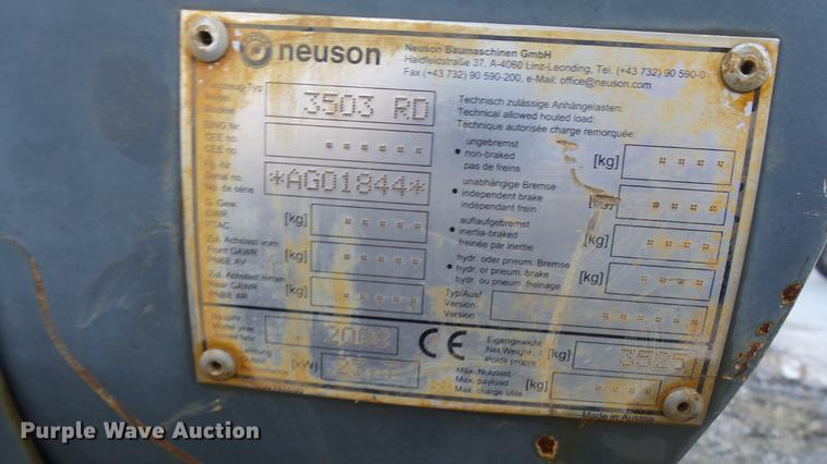 image for item DD9037 2008 Wacker Neuson 3503RD mini excavator