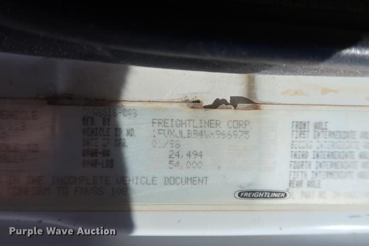 image for item DF3531 1998 Freightliner FL80 dump truck