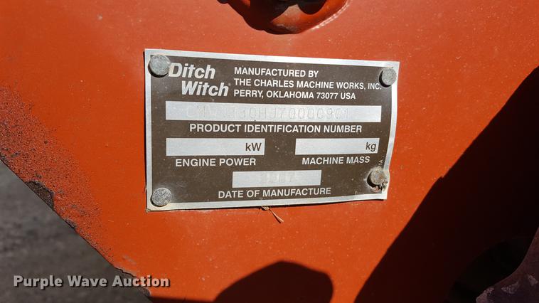 image for item DF3553 2007 Ditch Witch 1330 trencher