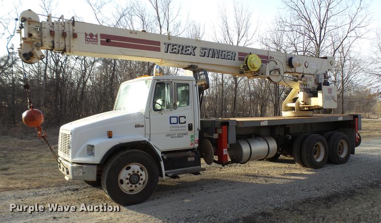 image for item DP9583 2002 Freightliner FL80 crane truck