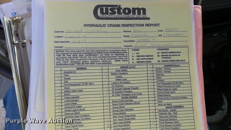 image for item DP9583 2002 Freightliner FL80 crane truck