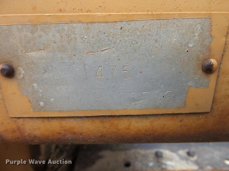 image for item DV9545 Case 475 cable plow