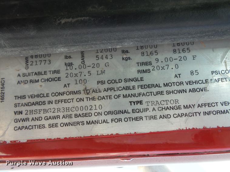 image for item DV9559 1987 International F9379 tank truck