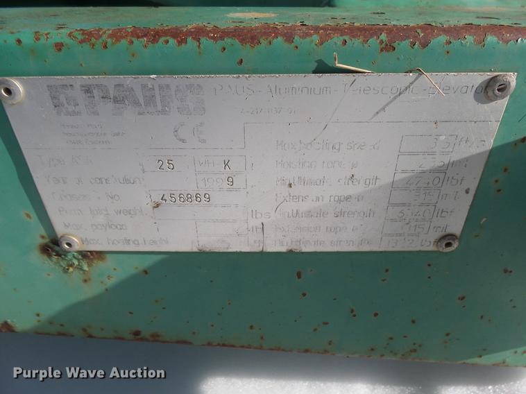 image for item DX9030 1999 Paus-Garlock 25 WH-K telescopic conveyor