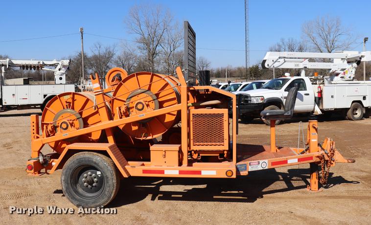 image for item EJ9763 Wagner Smith T-4DP-36 cable puller trailer