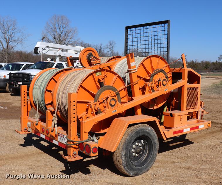 image for item EJ9763 Wagner Smith T-4DP-36 cable puller trailer