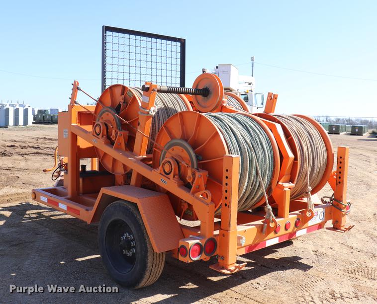 image for item EJ9763 Wagner Smith T-4DP-36 cable puller trailer