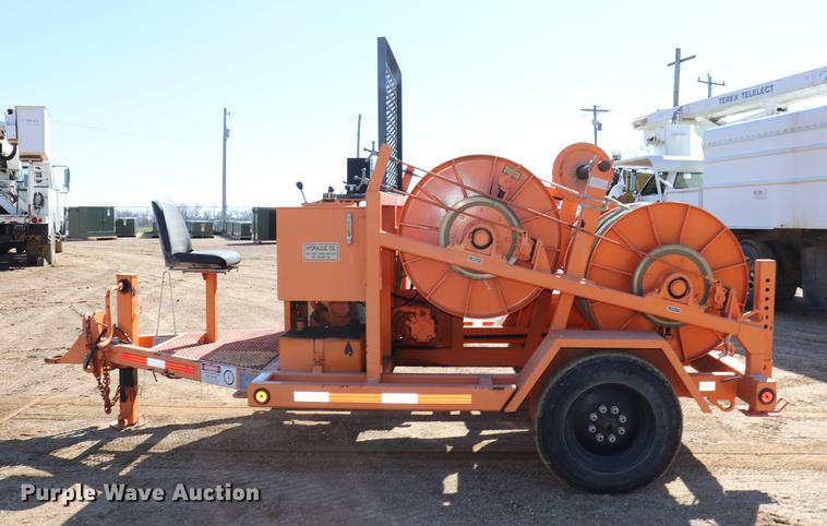 image for item EJ9763 Wagner Smith T-4DP-36 cable puller trailer