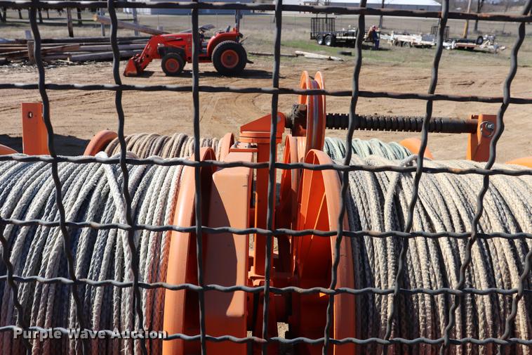 image for item EJ9763 Wagner Smith T-4DP-36 cable puller trailer