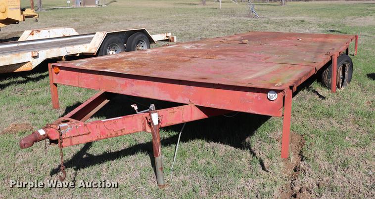 image for item EJ9766 Shop built utility trailer