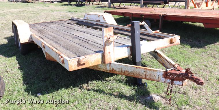 image for item EJ9767 Shop built utility trailer