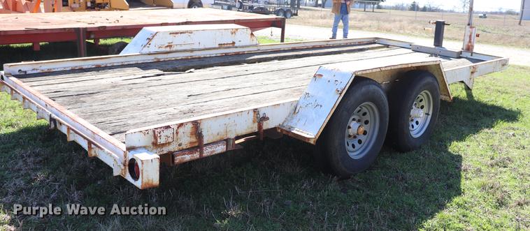 image for item EJ9767 Shop built utility trailer