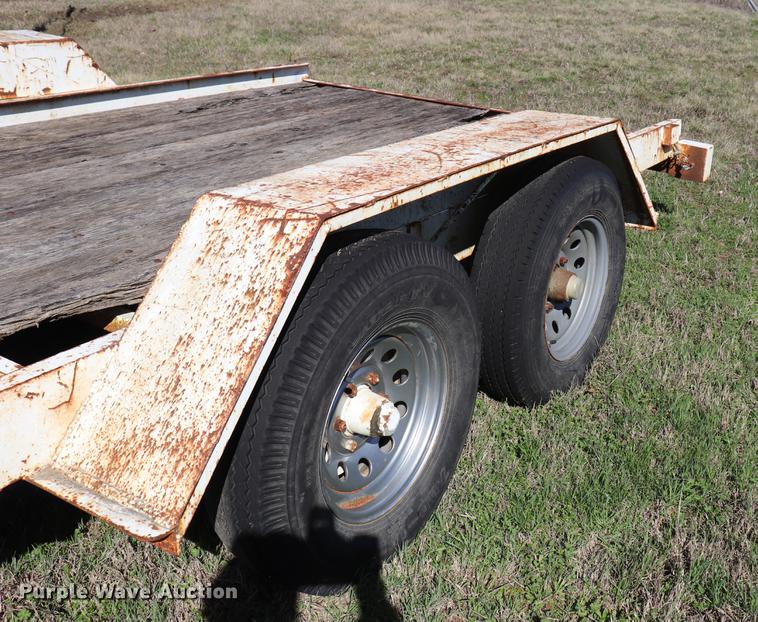 image for item EJ9767 Shop built utility trailer