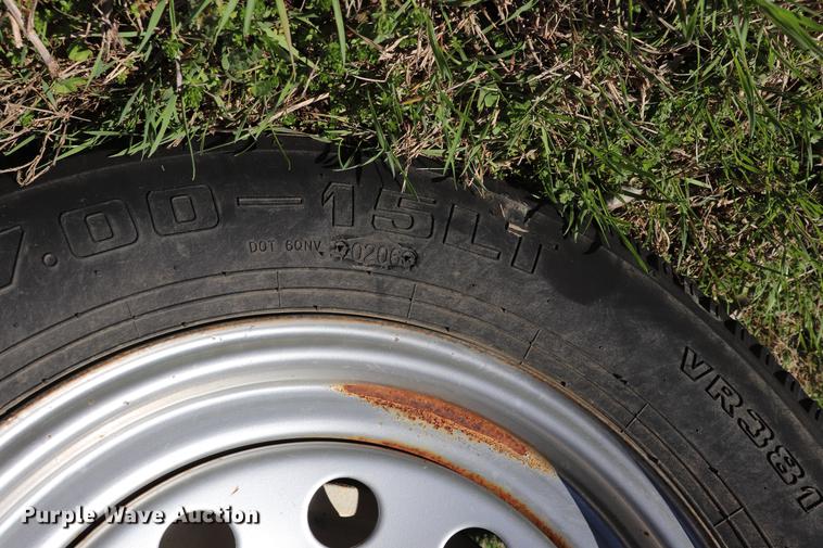 image for item EJ9767 Shop built utility trailer