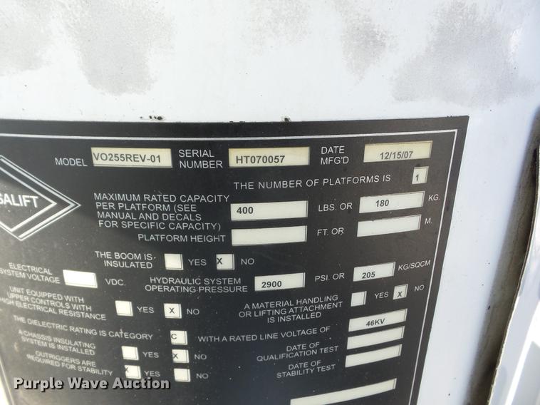 image for item J8532 2008 Freightliner M2 106 bucket truck