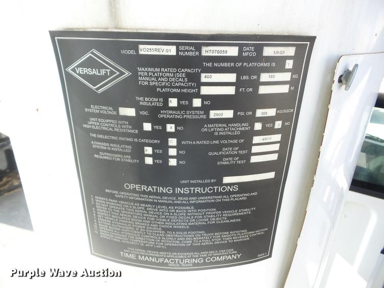 image for item J8533 2008 Freightliner M2 106 bucket truck