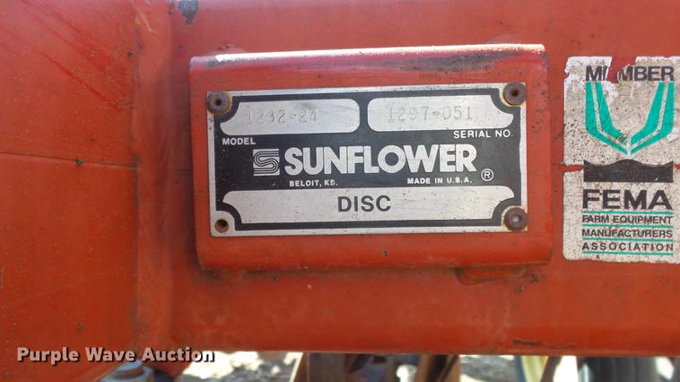 image for item DC0687 Sunflower 1232-24 disk