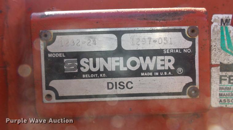 image for item DC0687 Sunflower 1232-24 disk