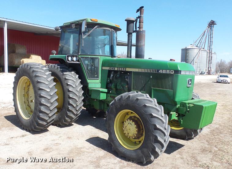image for item DC0690 1983 John Deere 4650 MFWD tractor
