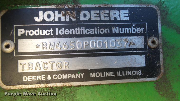 image for item DC0690 1983 John Deere 4650 MFWD tractor