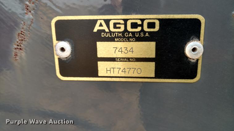 image for item DC0881 2008 AGCO Hesston 7434 large square baler