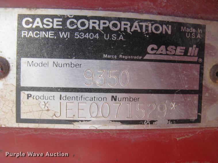 image for item DC2312 1998 Case 9350 4WD tractor