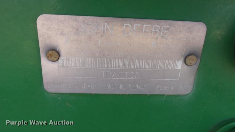 image for item DC2317 1999 John Deere 7810 tractor