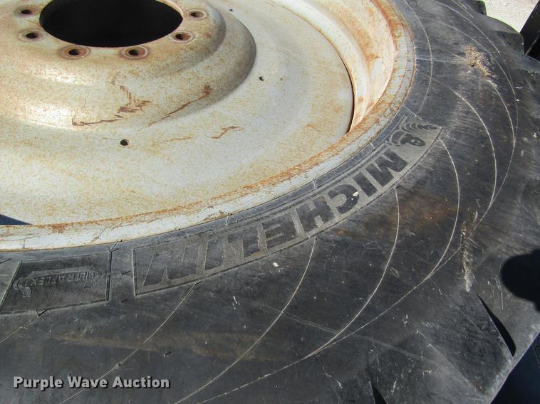 image for item DC4377 (4) Michelin 380/90R46 tires and wheels