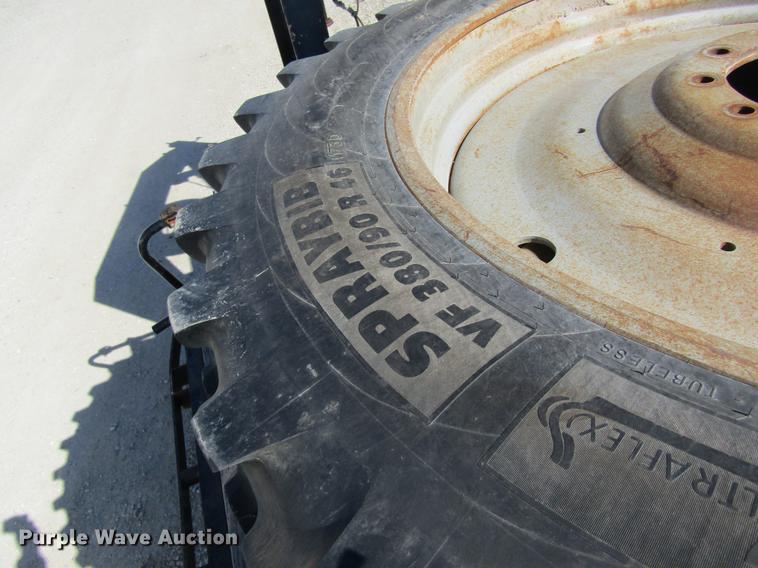 image for item DC4377 (4) Michelin 380/90R46 tires and wheels